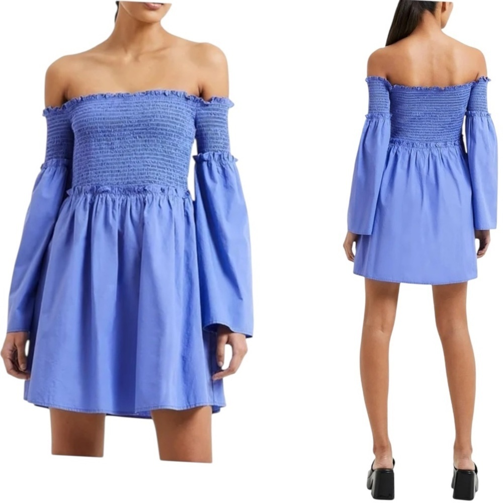 French Connection Short Mini Dress Off The Shoulder Size Small